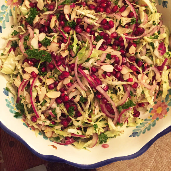 Bursting with Flavor: Crunchy Slaw with Pomegranate Arils