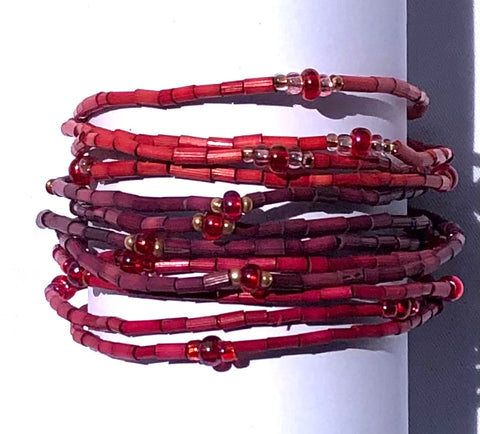 Zulugrass 3 strand set in Red